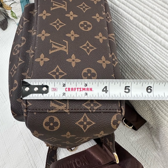 LV Cambas Brown Monogram Mini Backpack with Gold Hardware - Picture 13 of 16